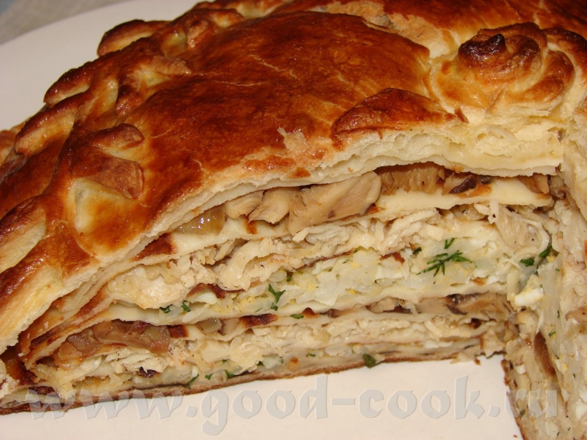 Курник с сыром и картофелем