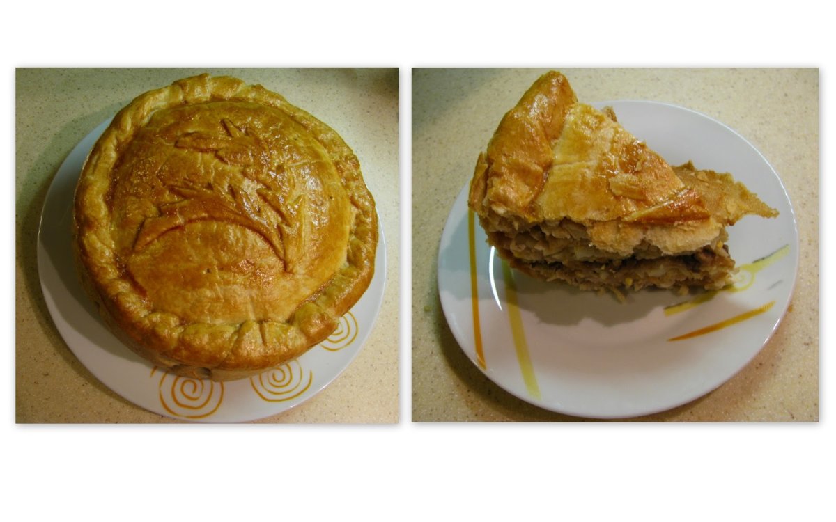 Курник с килькой