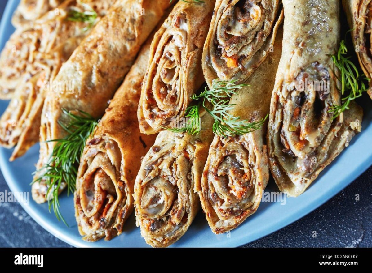 Печеночные рулетики