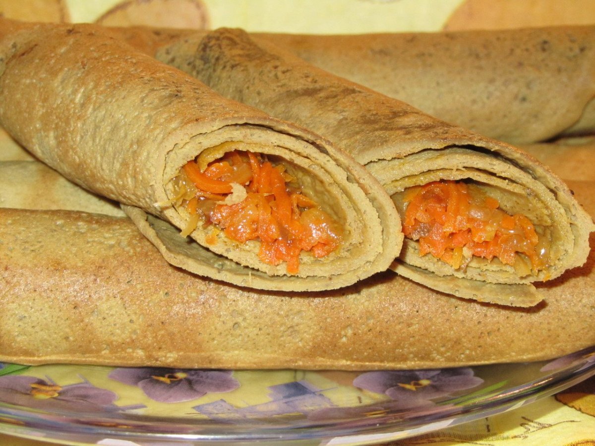 Блины с мясом