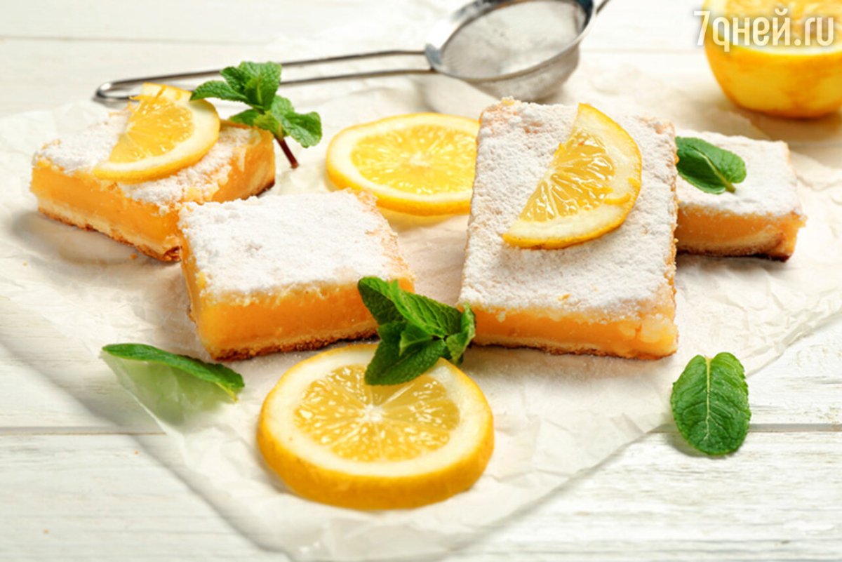Лимонный меренговый пирог