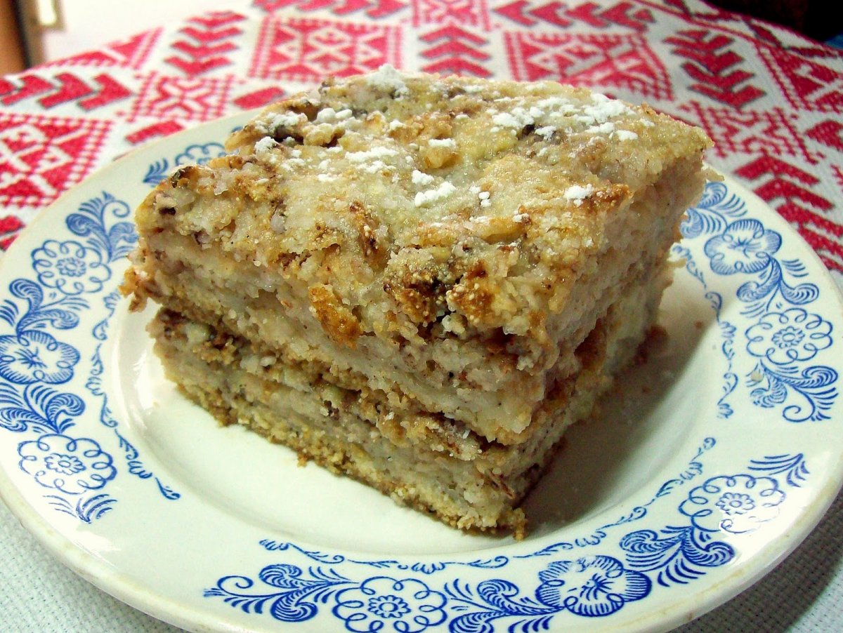 Морковно яблочный пирог