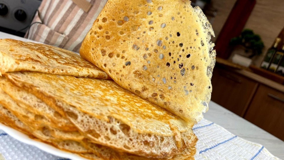 Блины на молоке