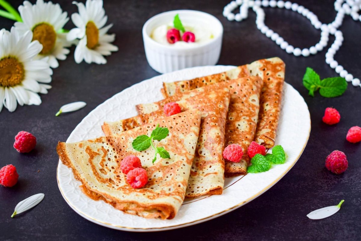 Блины с дырочками