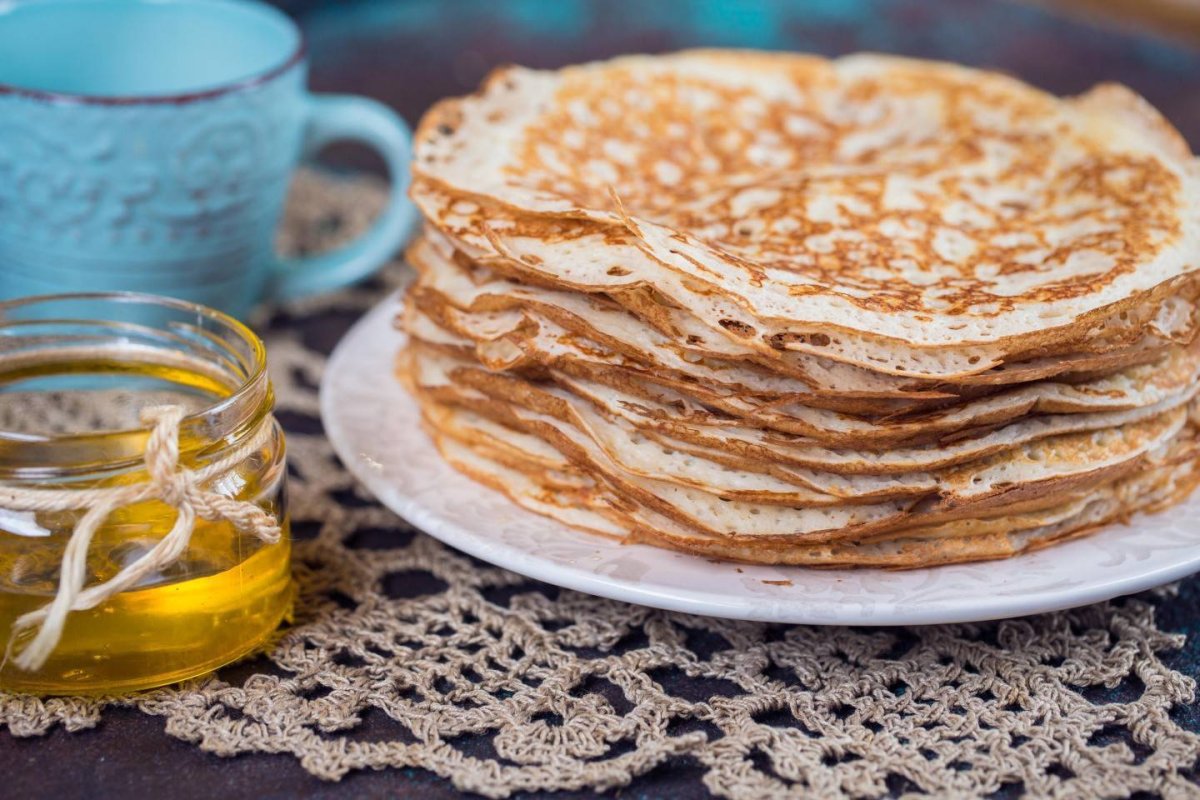 Блины на молоке
