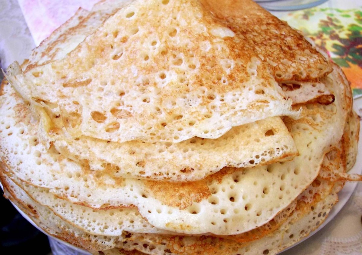 Блины на молоке