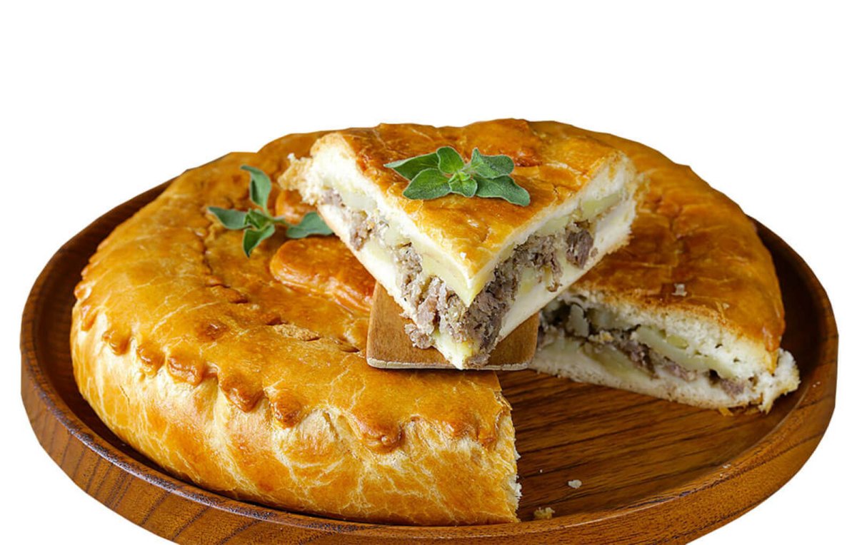 Пирог лимонник трехслойный