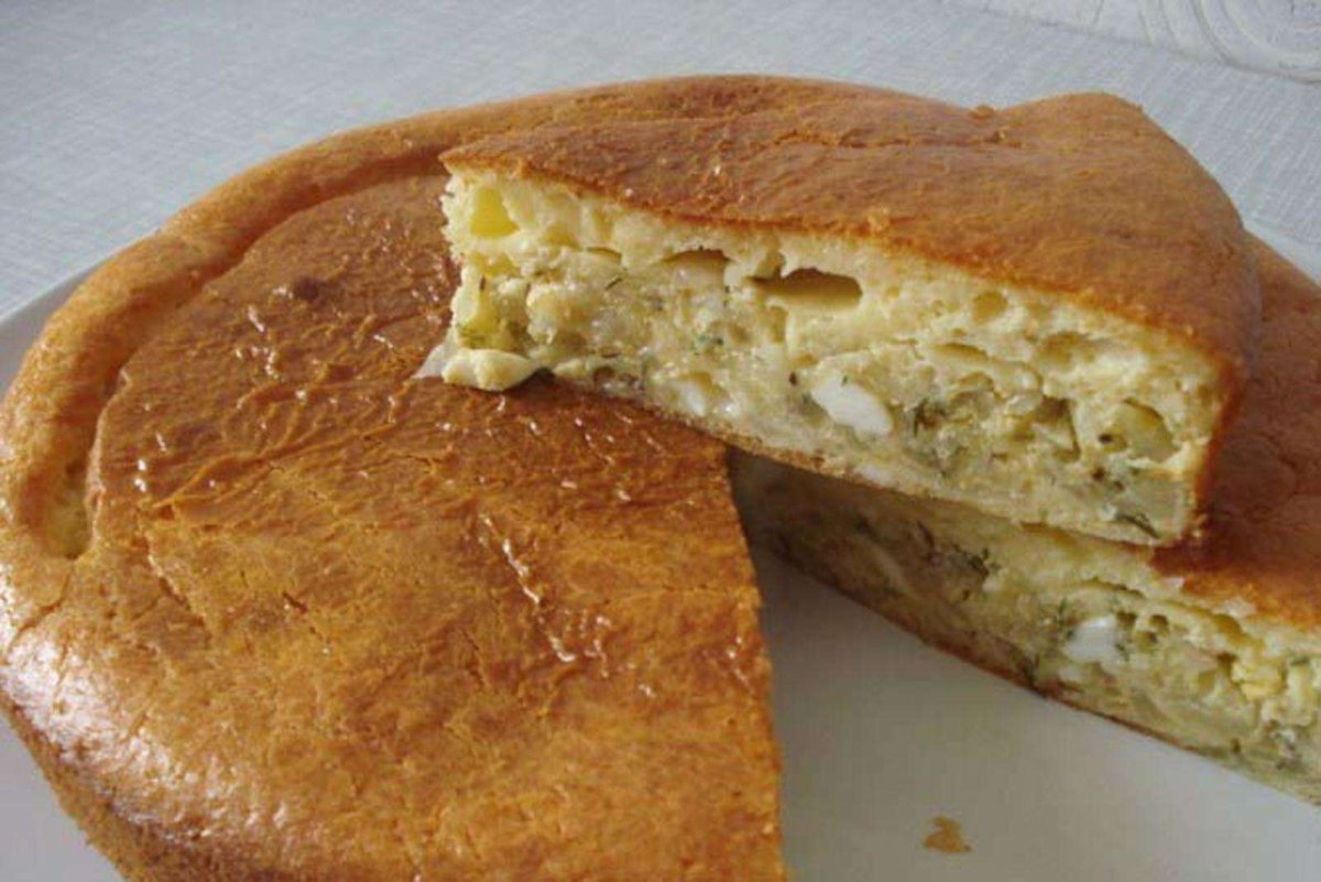 Пирог с капустой в духовке