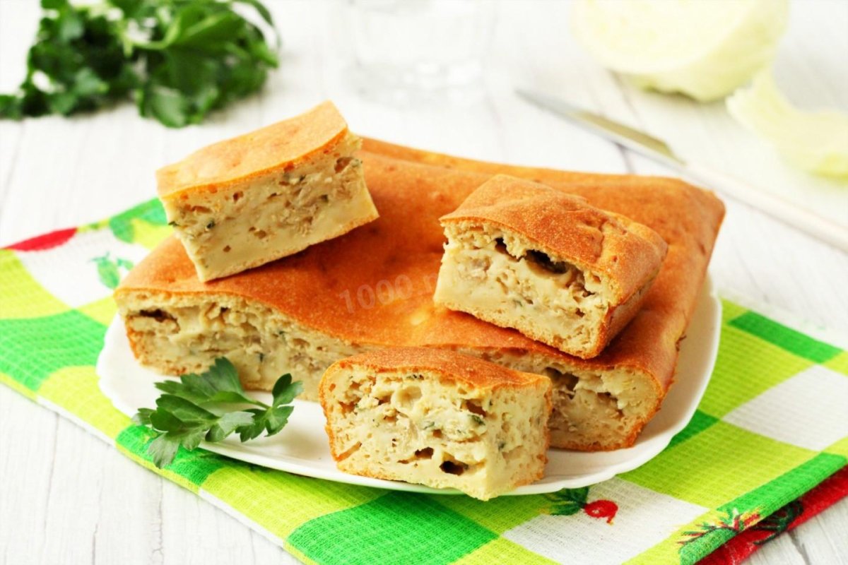 Капустный пирог кето