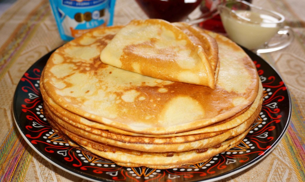 Блины на молоке