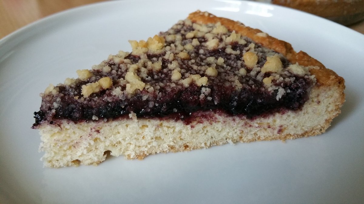 Пирог кухен песочный