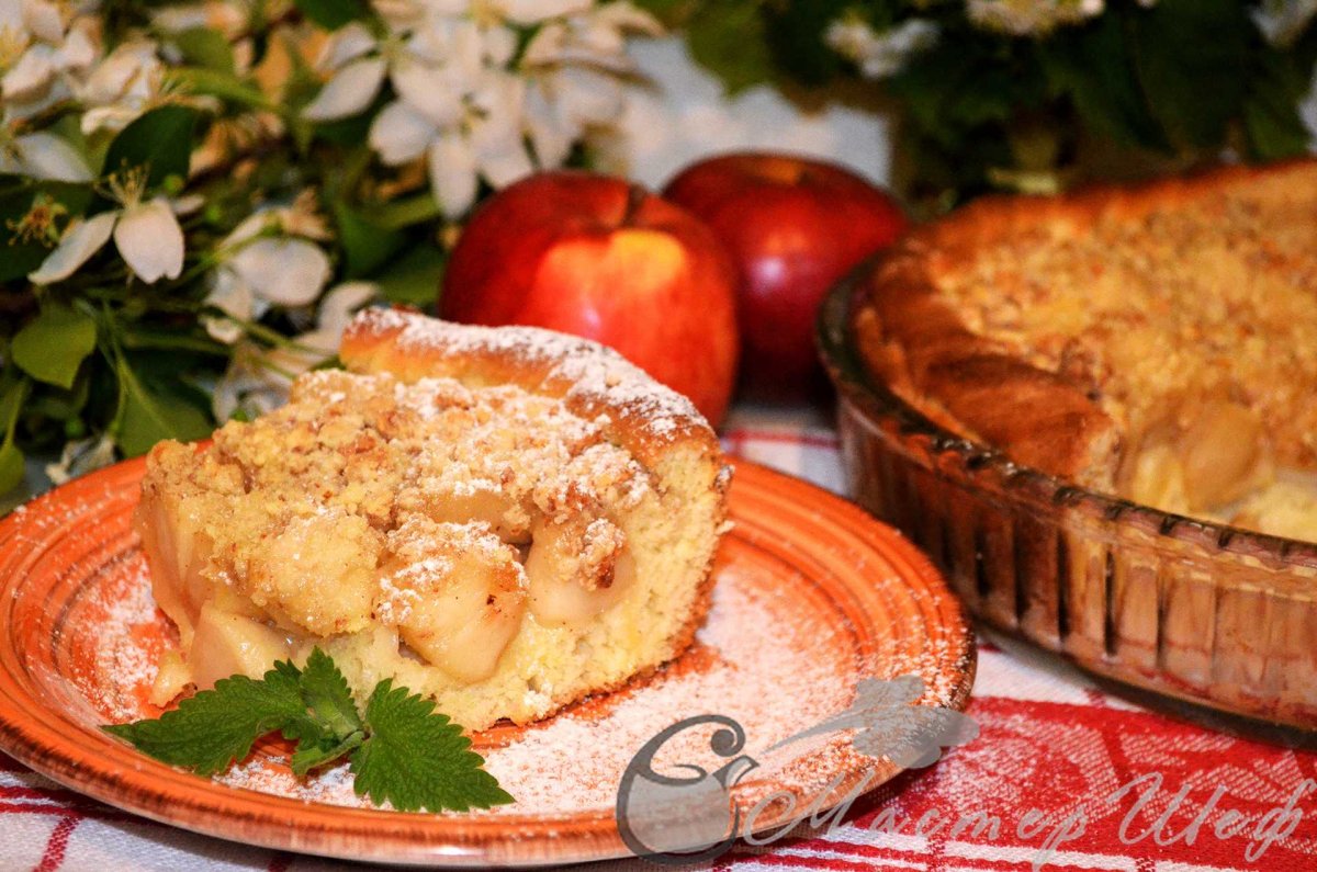 Выпечка с персиками