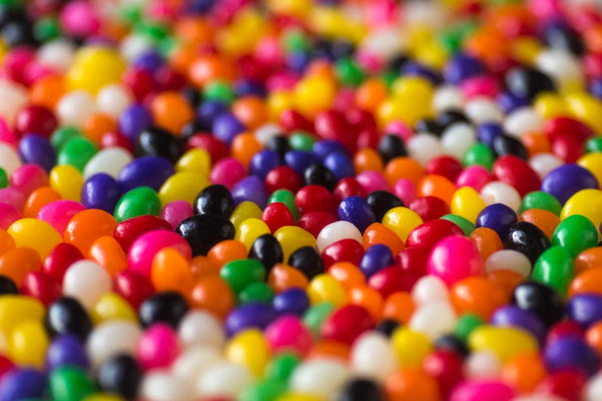 Pink Jelly Beans background