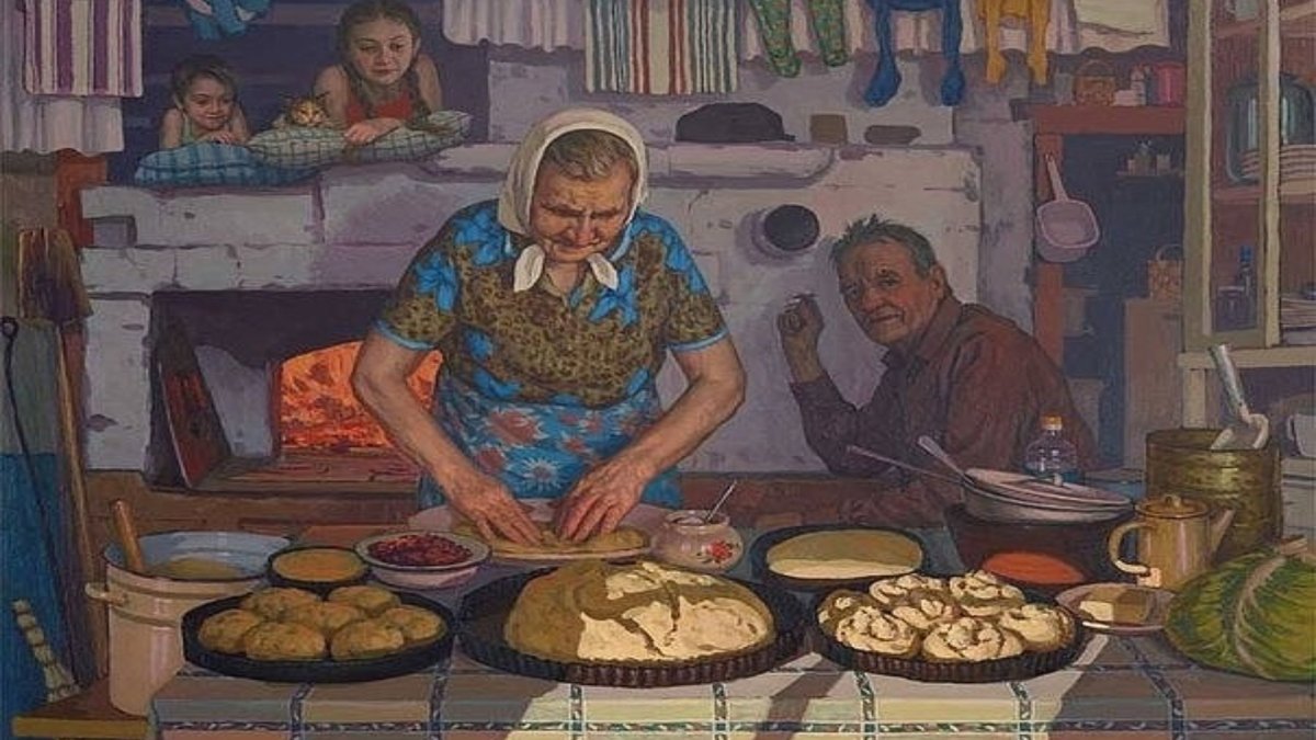 Пирог с яблоками на кефире