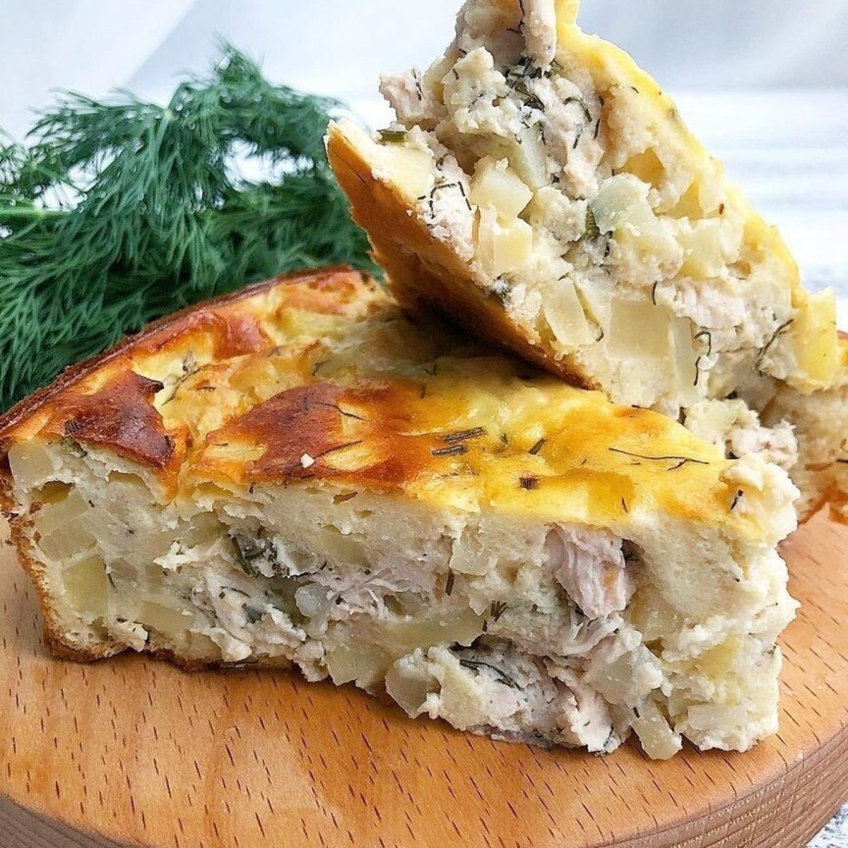 Пирог с курицей