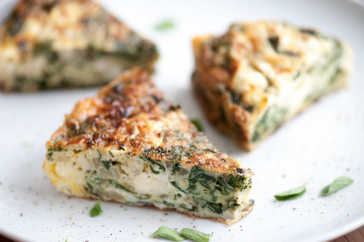Пирог с курицей и шпинатом