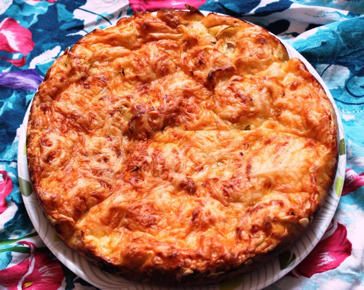 . Аппетитный куриный пирог