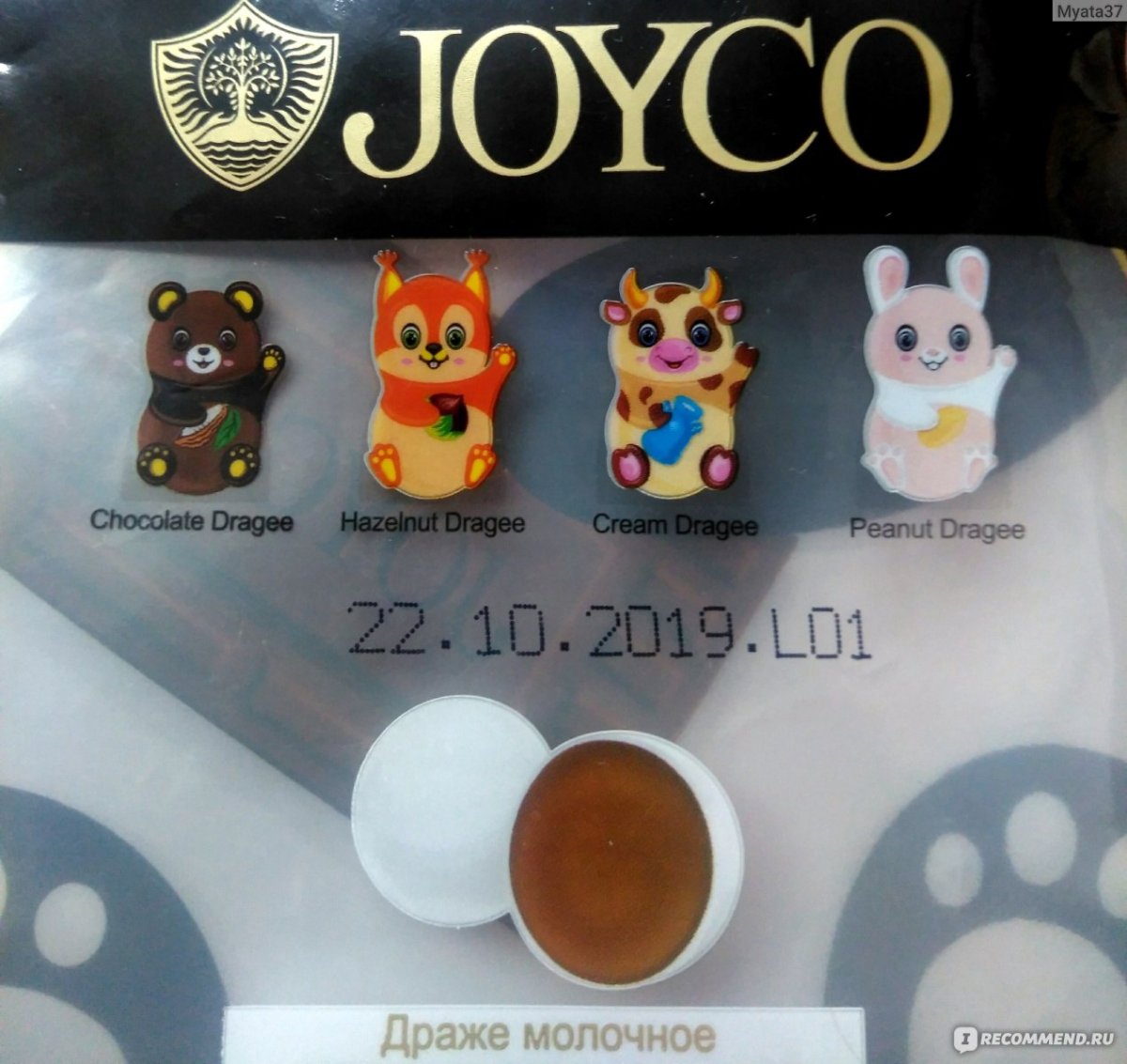 Конфетки Joyco Панда вкусы