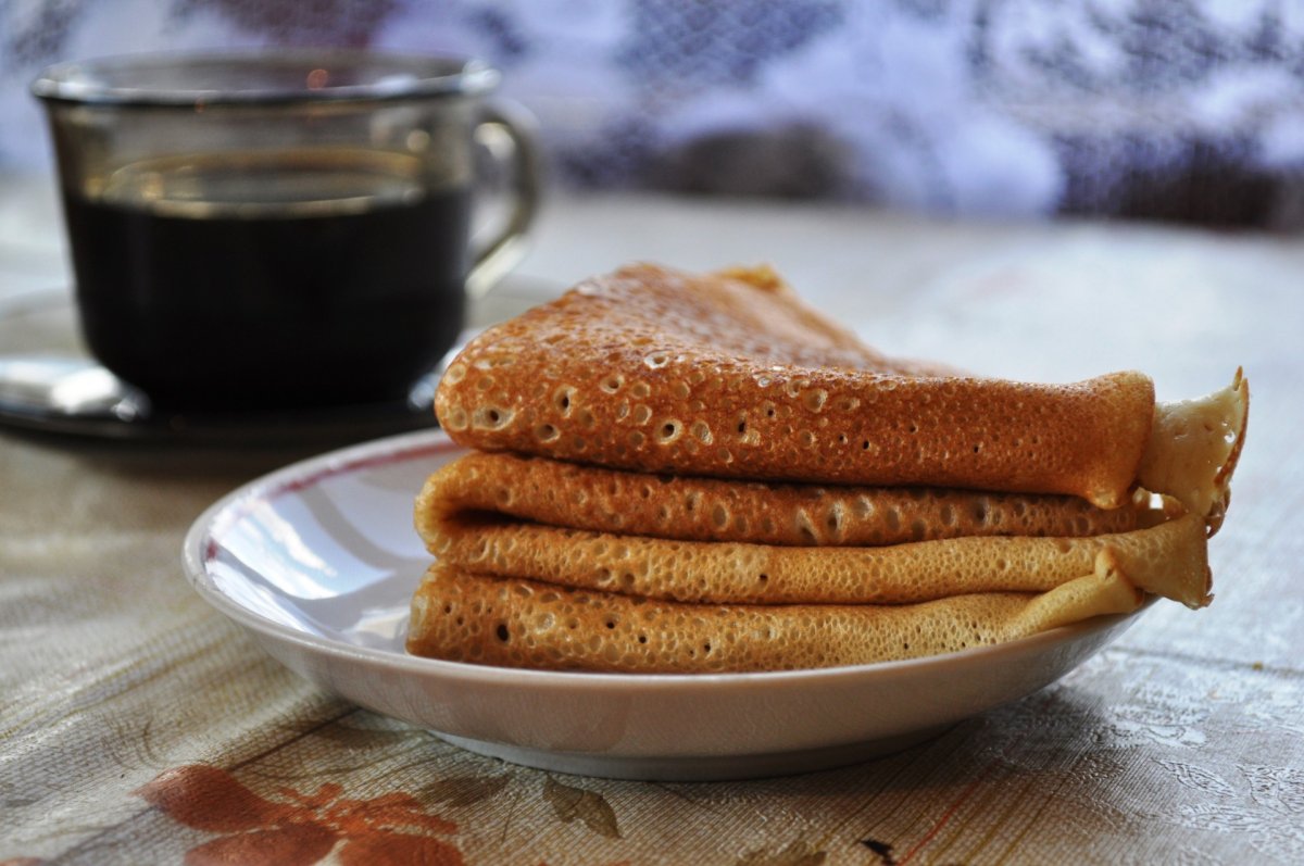 Блины с дырочками