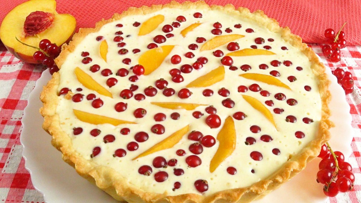 Пирог с белковым кремом