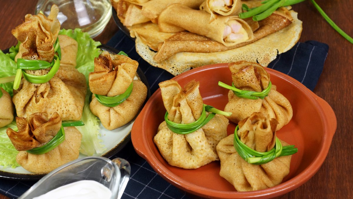Печеночные рулетики