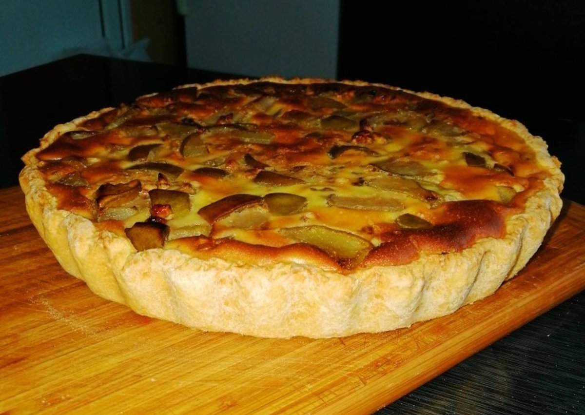 Заливной пирог с курицей