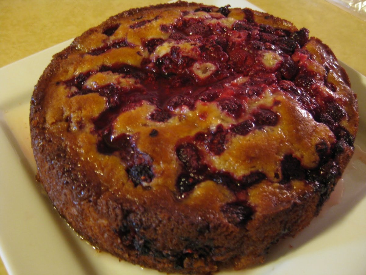 Пирог с земляникой