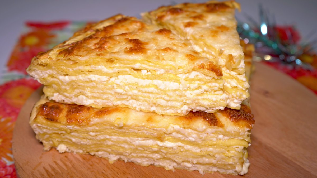 Осетинский пирог сыр мясо картофель