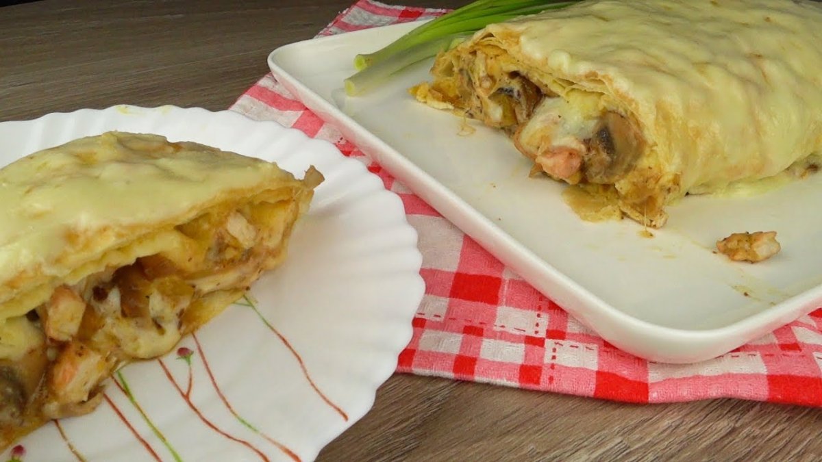 Пирог из лаваша