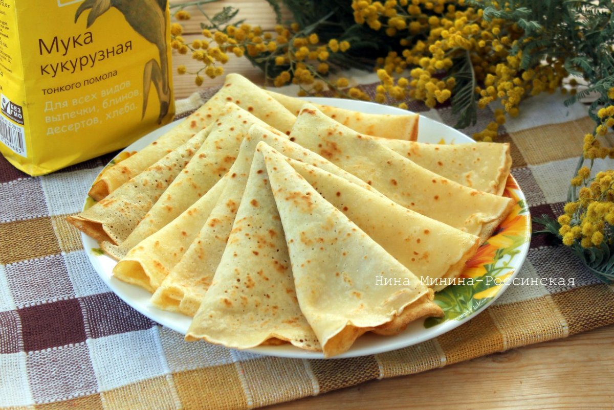 Блины на молоке