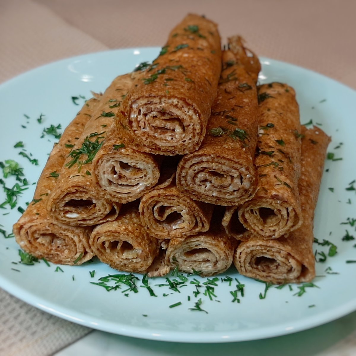 Печеночные рулетики закуски