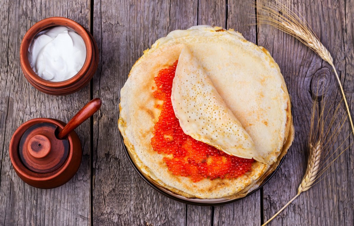 Блины красивый фон