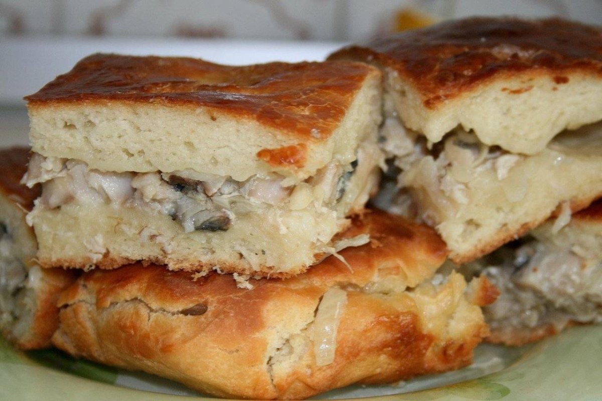 Пирог с горбушей