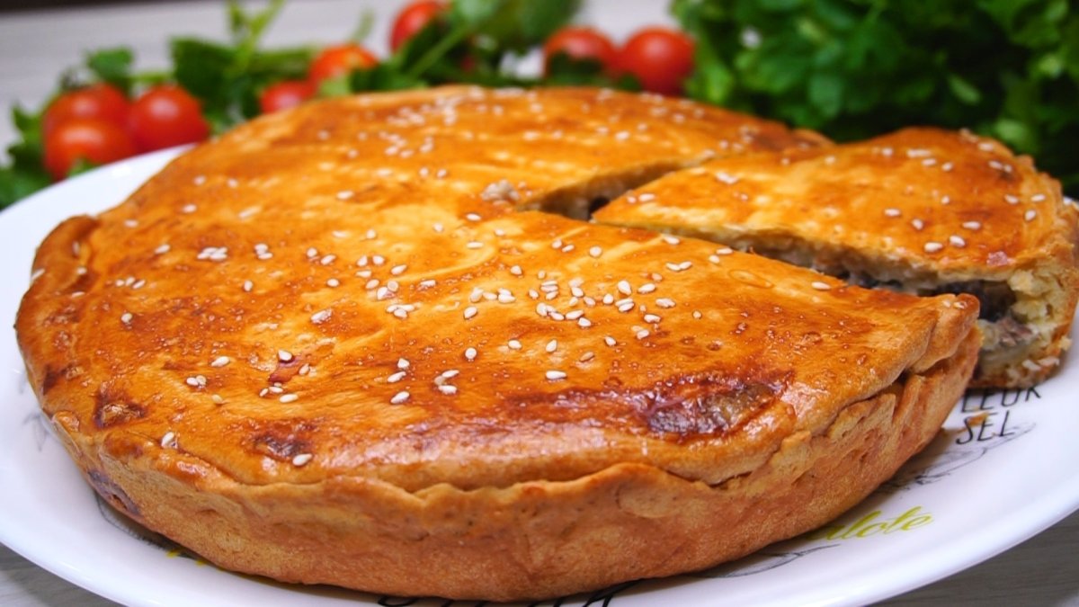 Рыбный пирог на скорую руку