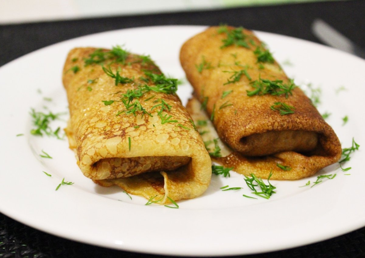 Блинчики с курицей