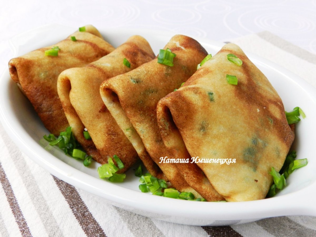 Блины с моцареллой