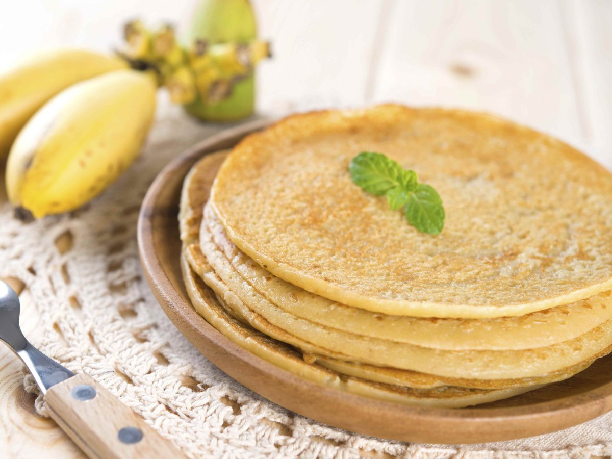 Панкейки с миндалем