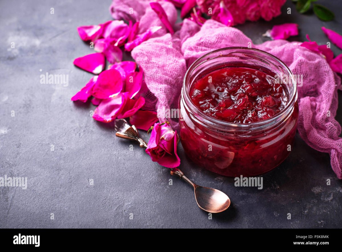 Варение из лепестков роз на агар агаре