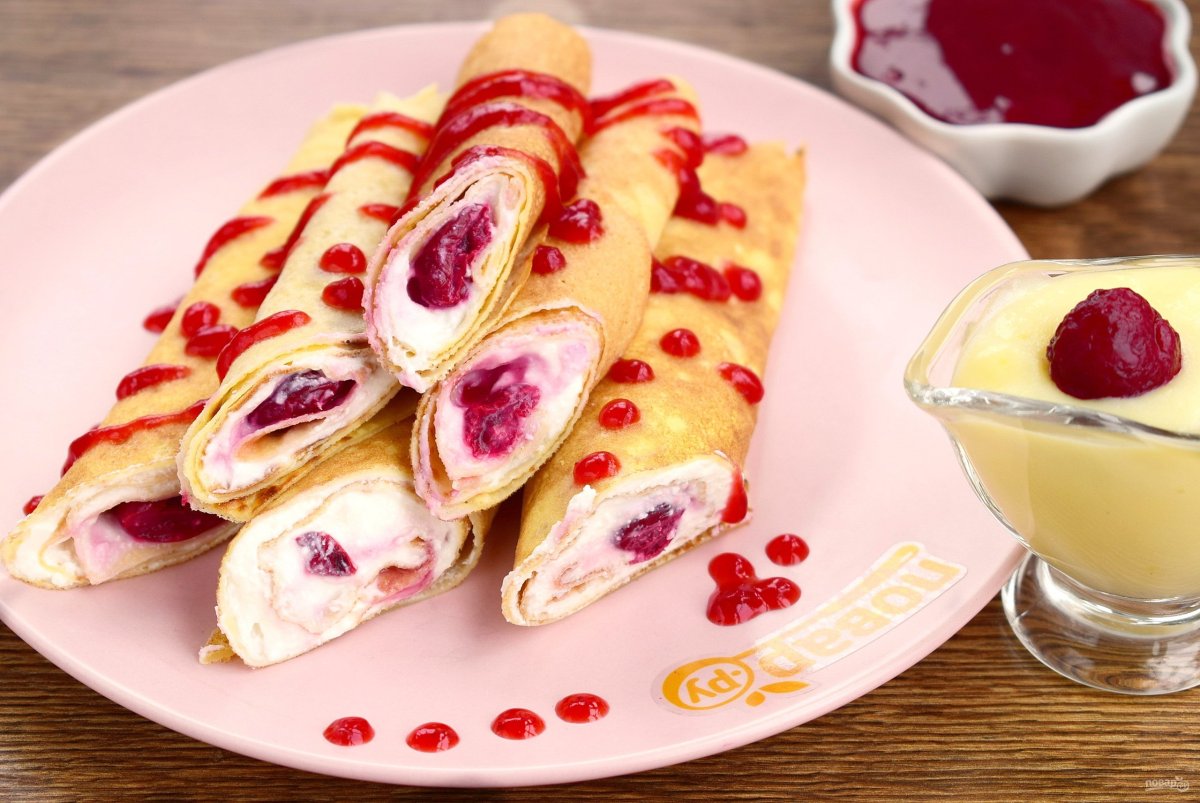 Блины с мясом
