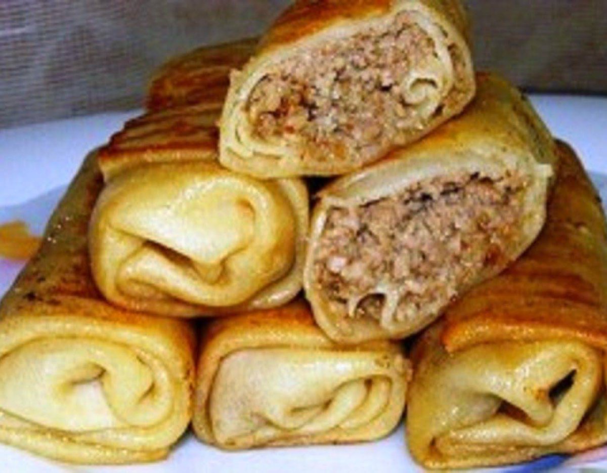 Блинчики с вишней