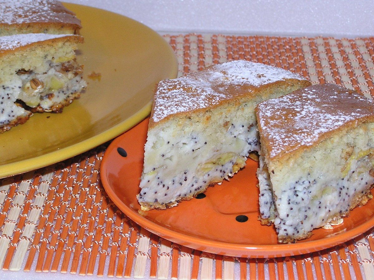 Манник со сметанным кремом