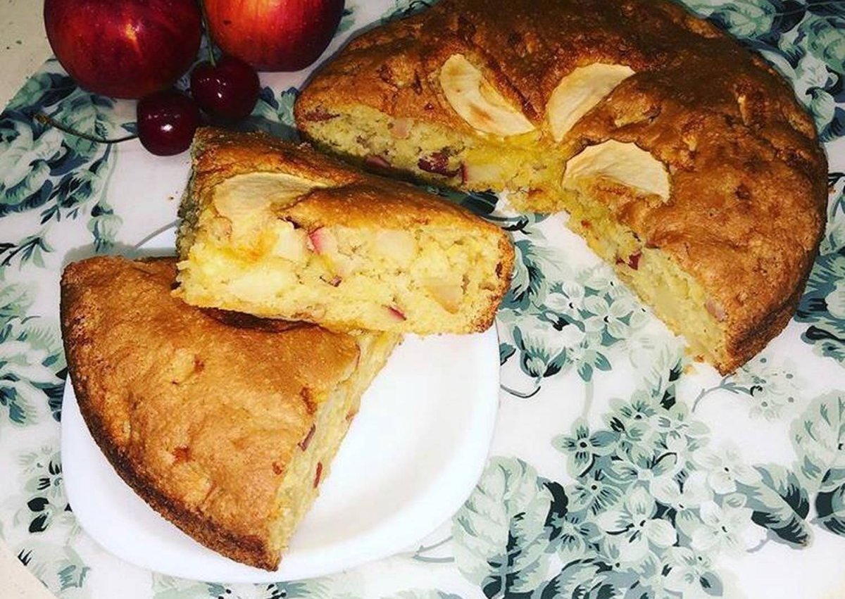 Пирог из песочного теста