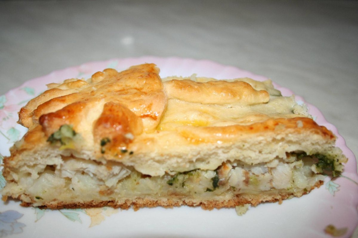Рыбный пирог на скорую руку