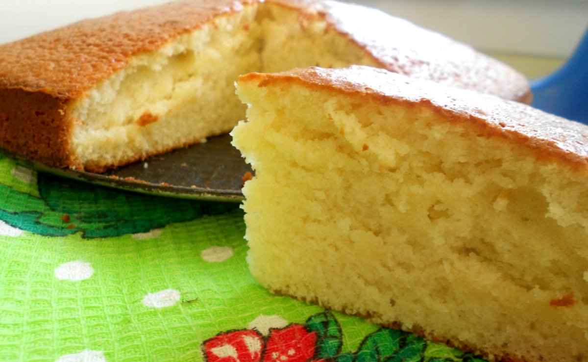 Шарлотка с яблоками без миксера