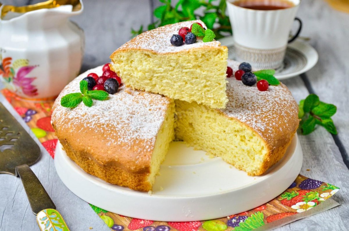 Яблочный пирог три стакана
