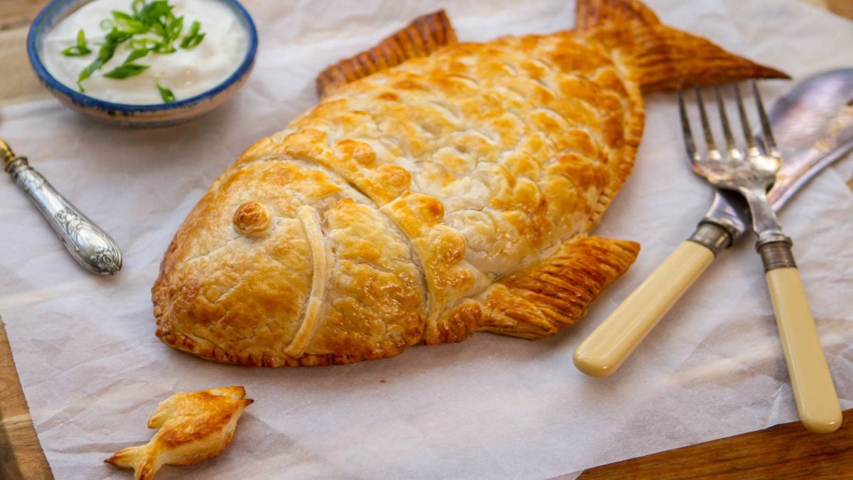 Пирог с мясом и картофелем
