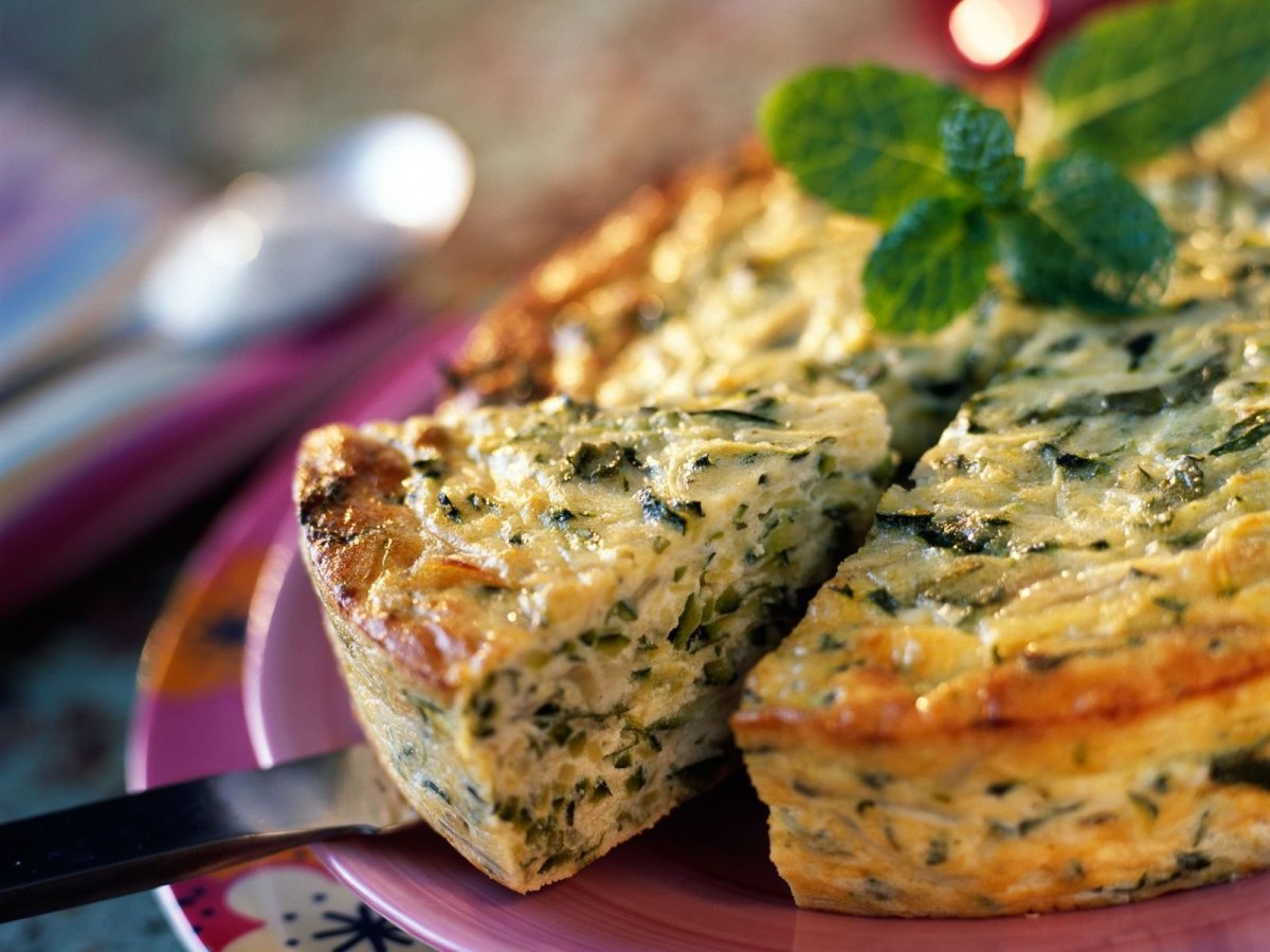 Пирог ИС индейкой и кабачком