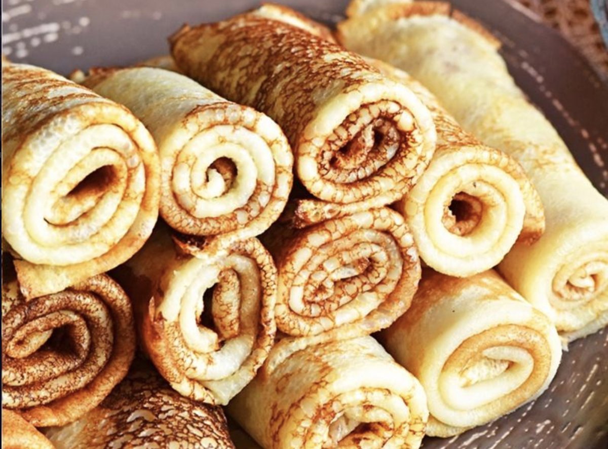 Блины на кислом молоке тонкие