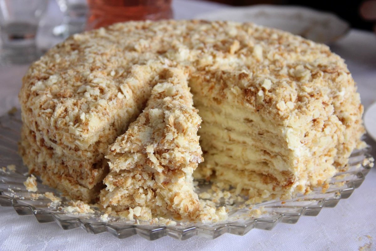 Яблочный пирог со сгущенкой