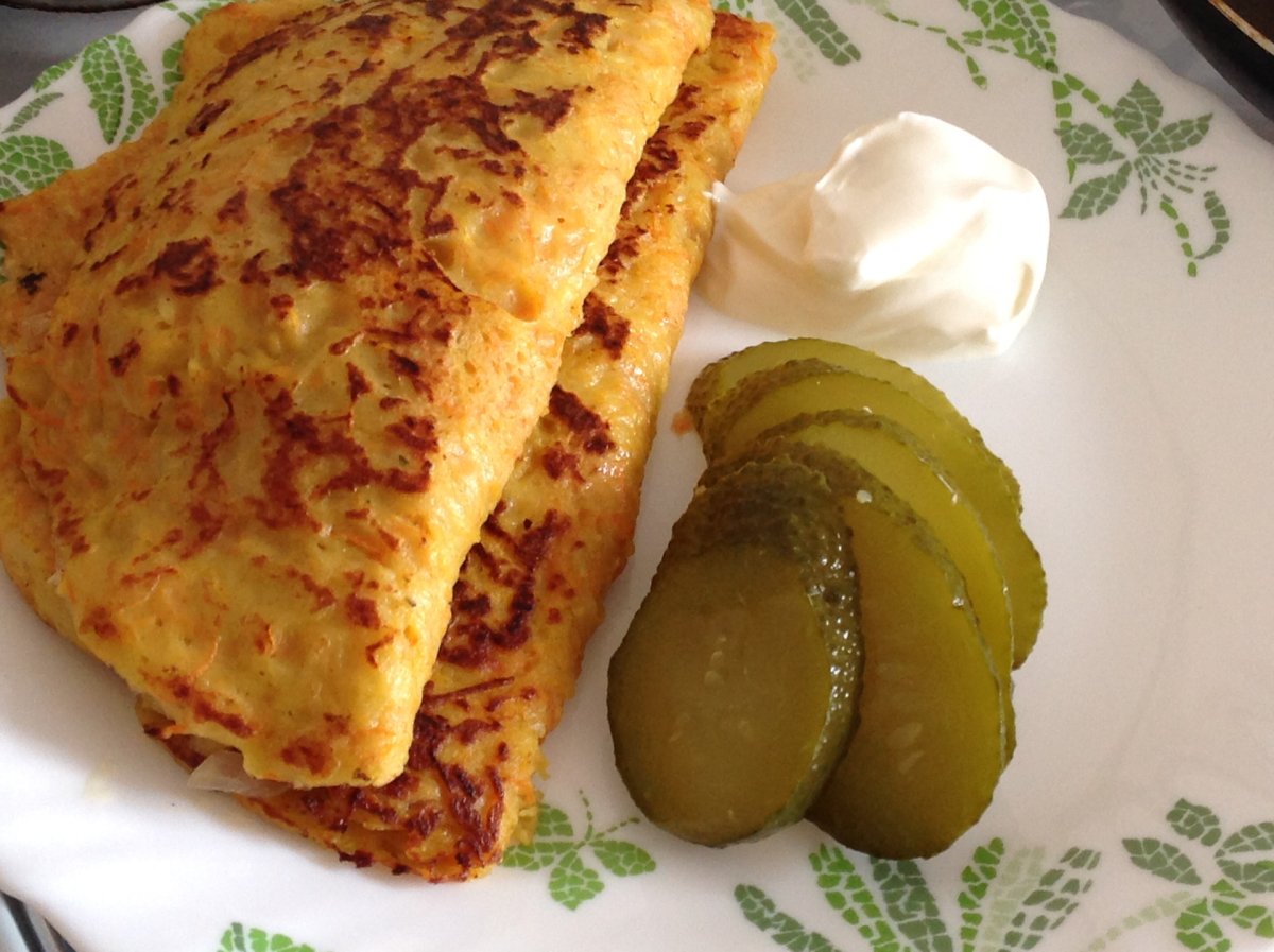 Блины с картошкой